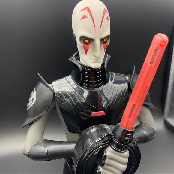 Star Wars Animated Alarm Clock Rotating Lightsaber - Picture 3 of 8